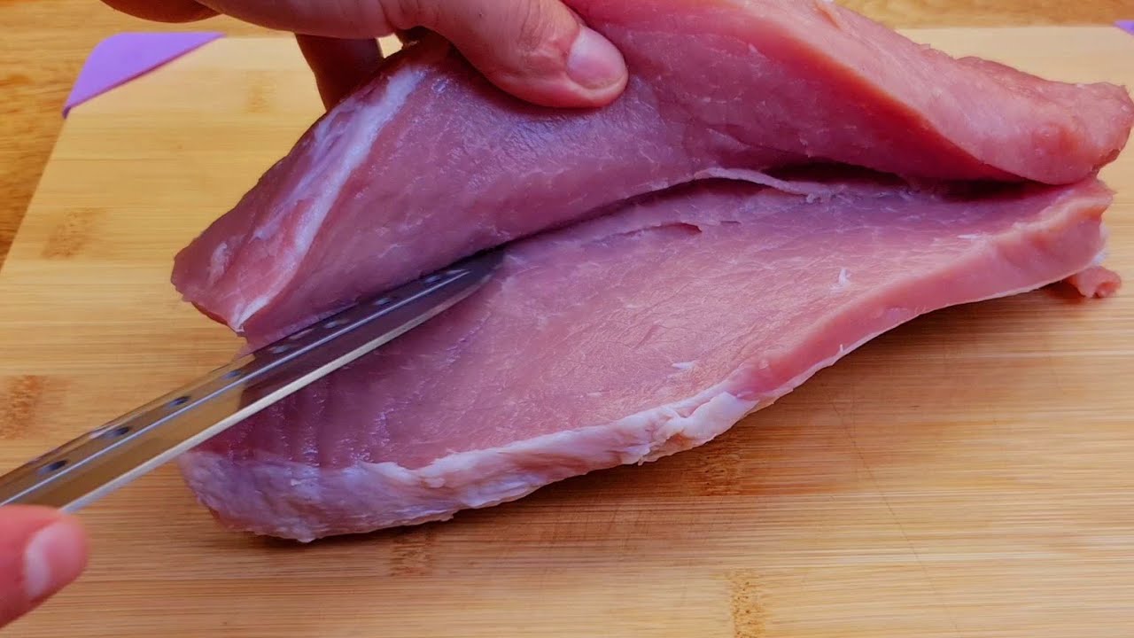 Das zarteste Fleischrezept mit einer Füllung im Inneren großartiges