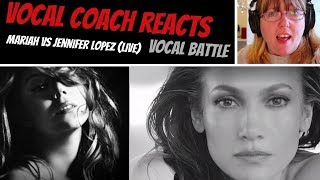 Vocal Coach Reacts to Mariah Carey Vs Jennifer Lopez VOCAL BATTLE
