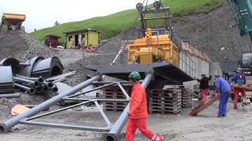 NF Concrete Batching Plant Installation in Switzerland