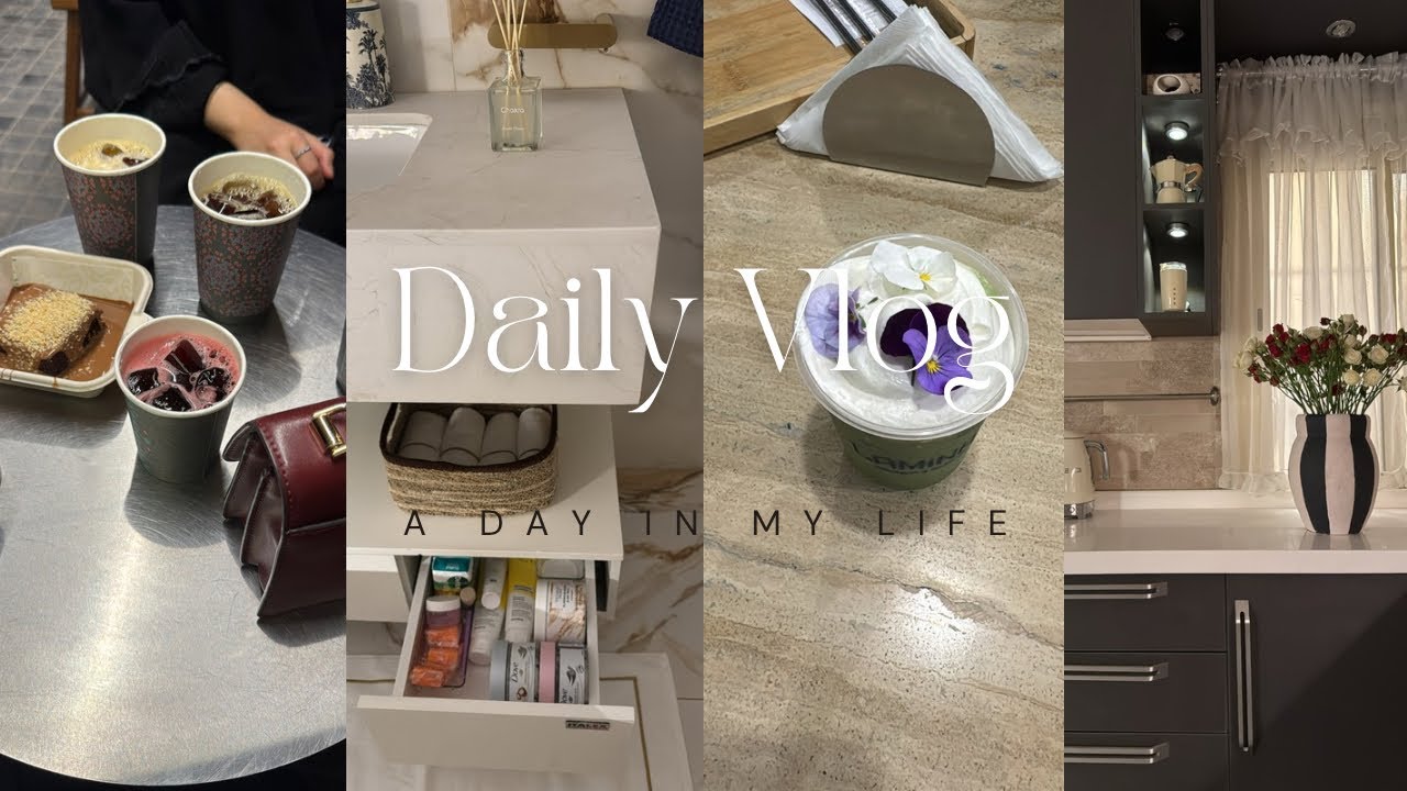 فلوق راحة نفسية ✨ تنظيف البيت 🧺🧹، سهرة آخر الليل 🍿🍷،وطلعة مع صحباتي 🥂.