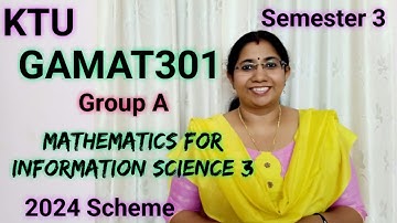 DISCRETE RANDOM VARIABLE |GAMAT301 GROUP A MODULE1 S3 |Math For Information Science 3 KTU 2024 PART1