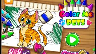 Color Me Pets- Baby Games for Kids - coloring pages for toddlers - coloring games for kids screenshot 4