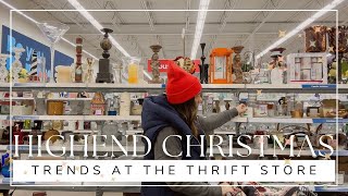 COME THRIFT WITH ME FOR HIGH-END CHRISTMAS HOME DECOR | Christmas home decor on a budget
