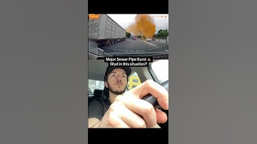 Major Sewer Pipe Burst! 💩 #shorts