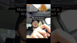 Famous Major Sewer Pipe Burst! 💩 #shorts Net Worth
