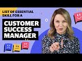 Essential skills for a customer success manager in B2B SaaS