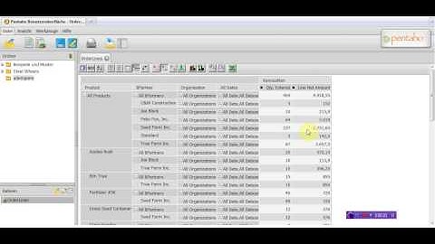 Adempiere Pentaho Demo - Products & Sales figures