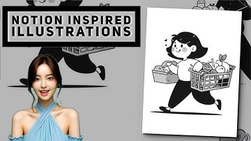 Midjourney Prompt for Notion Inspired Illustrations