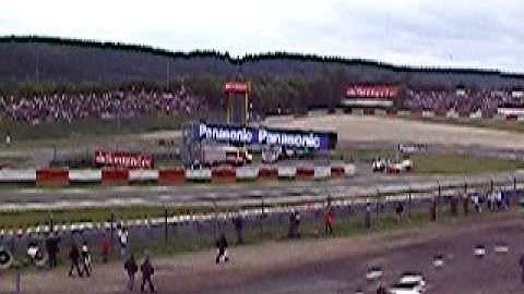 Nurburgring F1 2009   time gap Webber - Barrichello.