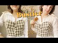 Tutoriel de couture diy bustier  comment coudre un top bustier avec des bonnets