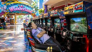 22 DAYTONA USA Machines at Wonderland Malacca!?... But This Arcade is DYING! 🇲🇾
