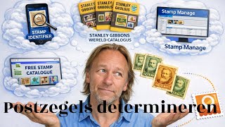 Postzegels determineren - fysieke catalogus of toch online -piXPost app #StanleyGibbons#Filatelie