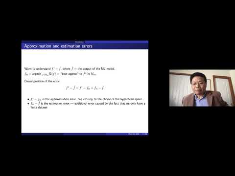 ``A Mathematical Perspective of Machine Learning'' - Weinan E (Princeton) @ MAD+ (1 Arpil 2020)