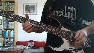 Pink Floyd - Time guitar cover part 2 - solo ralenti - backing track solo