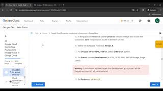 Cloud SQL for MySQL Qwik Start Google Cloud Skills Boost 2024 02 23