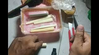 Unboxing & Test Pipa Gading Gajah Asli / Ivory pipe smoke Part-3