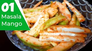 How To Make Masala Mango Street Style Raw Mango Chaat Tasty And Y Raw Mango Recipe