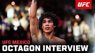 Imanol Rodriguez Octagon Interview | UFC Mexico
