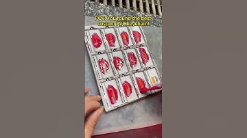 PVC Custom Products Manufacturer! #makingprocess #factory #diykeychain #pvc #machine#custompvc