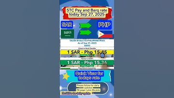 Quick view SAR to PHP exchange rate as of Sep 27, 2025. #exchangerate #saudiriyalrate #ofw #guide