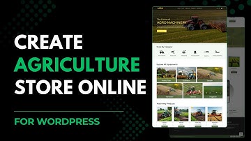 Create Agricultural Machinery & Agro Products Website in WordPress in 5 Minutes | ThemeHunk
