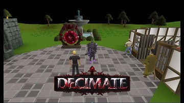 Awesome custom rsps server showcase *A lot of unique content* + Giveaway [Decimate RSPS]