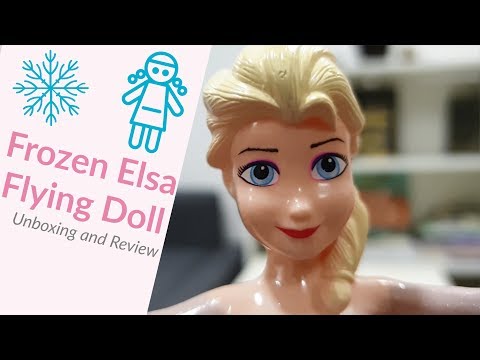 Disney Frozen Elsa Flying Fairy Doll Unboxing and Review [Kids Toys, Playing with Doll]