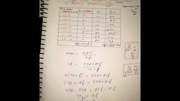 Ex 13.1 Que 3 ||class 10 maths || Statistics || #class10#ncert #maths#statistics#shots #short