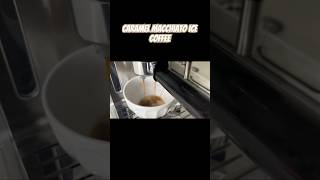 Making a ice coffee using my espresso machine from delonghi icecoffee shortsvideo