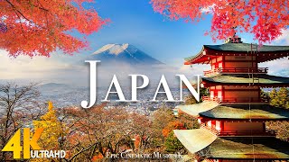 Japan 4K | Beautiful Nature Scenery With Epic Cinematic Music | 4K ULTRA HD VIDEO