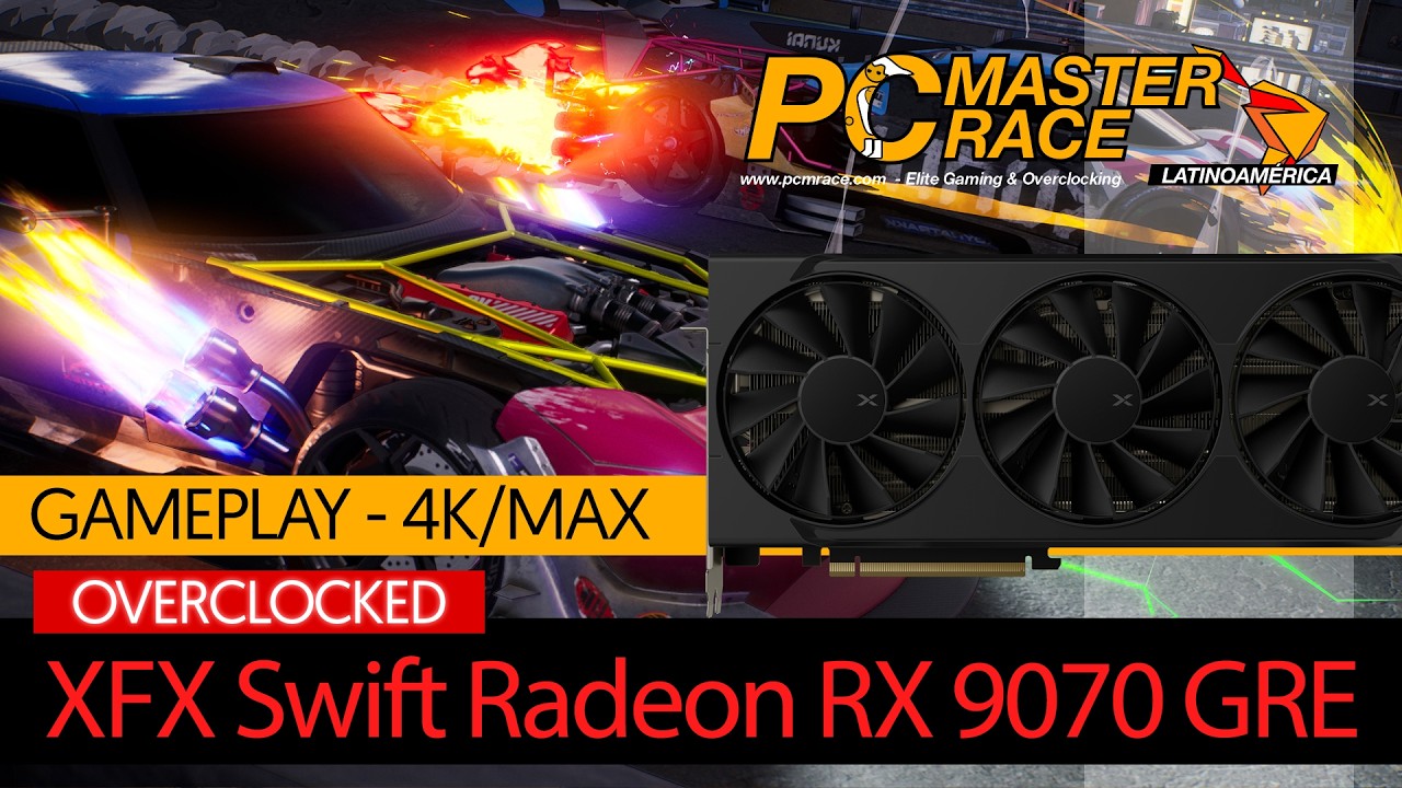 XFX SWIFT RX 9070 GRE @ SCREAMER [4K @ Max Settings] - YouTube