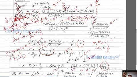 OCR A Level Pure Maths H240/01 June 2018 Q12 Part 2
