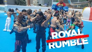 WWE ROYAL RUMBLE POOL ACTION FIGURE MATCH