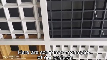 Aluminum Open Cell Grid Ceiling Case