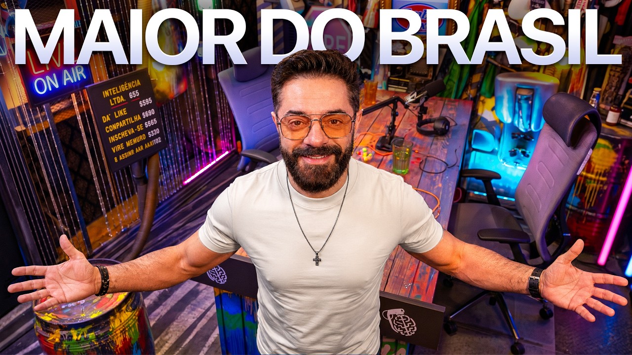 Passamos o Dia Dentro do Maior Podcast do Brasil - Rogério Vilela