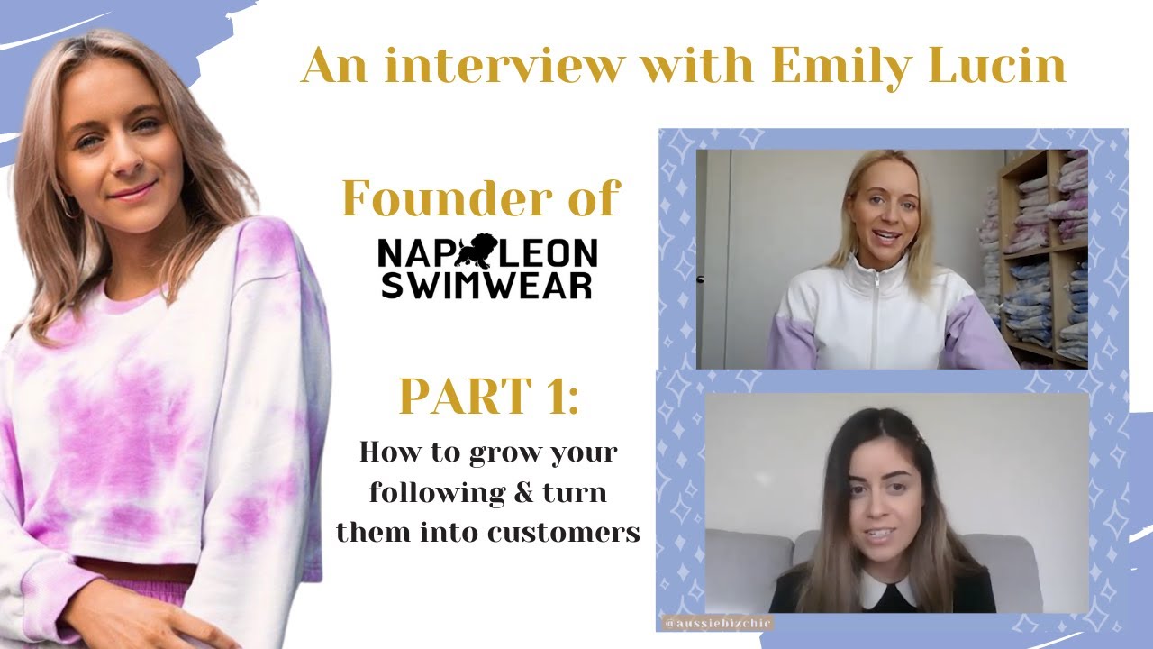 Interview with female entrepreneurs Growing a following & getting customers YouTube