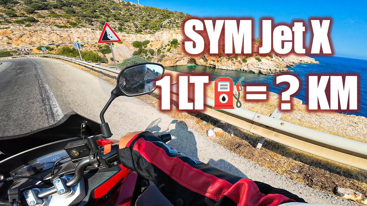 1 LİTRE BENZİNLE YOL TESTİ | SYM JET X 1 LİTRE BENZİNLE KAÇ KM GİDER?