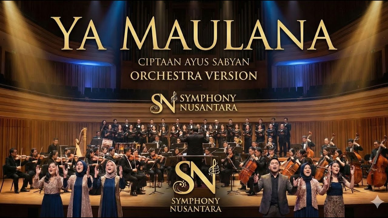 Sejuk Banget! Ya Maulana (Ayus Sabyan) - Symphony Nusantara Cover Instrumental/Vocal