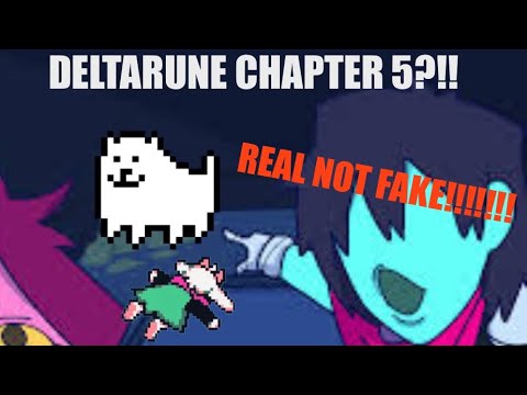 DELTARUNE chapter 5 ending LEAKED!!! (REAL NOT FAKE) - YouTube