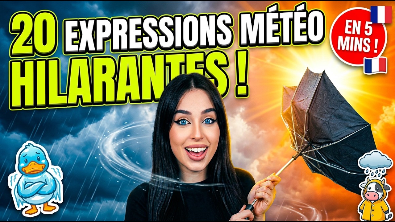 20 expressions françaises pour parler de la météo comme un vrai natif 🇫🇷☀️❄️ **en 5 minutes** !