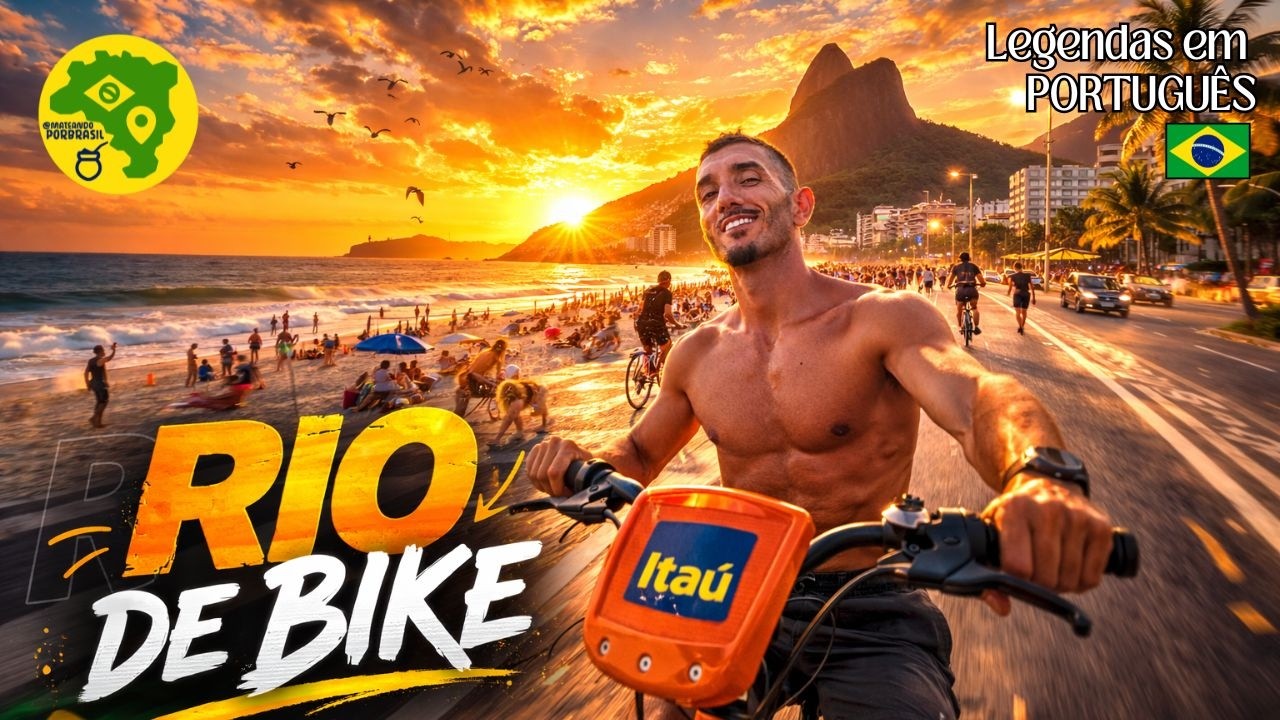AVENTURA EN BIKE 🚴‍♂️ POR LAS PLAYAS DE RIO 🇧🇷