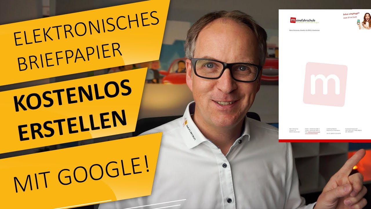 Update Elektronisches Briefpapier KOSTENLOS erstellen - mit Google!