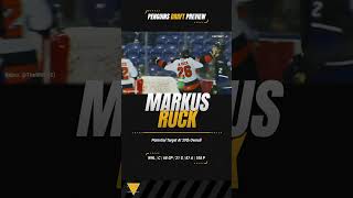 Markus Ruck to the Penguins at 39th Overall? | 2026 NHL Draft