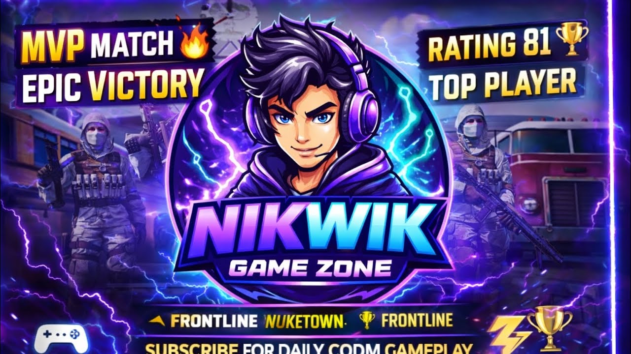 MVP Victory on Nuketown 🔥 | Frontline Match | Call of Duty Mobile Gameplay | NIKWIK Game Zone 