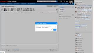 Oracle Social Network: Conversation Basics (Release 8)