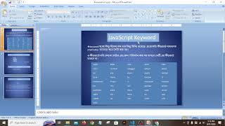 Class 20 Javascript Keyword Data Type and Variables Web Development Batch b9