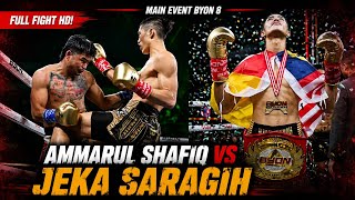 Download lagu Ammarul Shafiq VS Jeka Saragih [FULL FIGHT HD] | Kickstriking Main Event - BYON 8