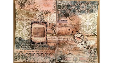 Virág Réti - Mixed Media Art Journal Tutorial - #11 - "Shine Like a Star"