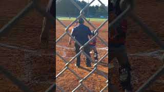 Jacob Shoots One to Right  for a Triple