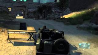 METAL GEAR SOLID V: OKB zero smoke bomb car